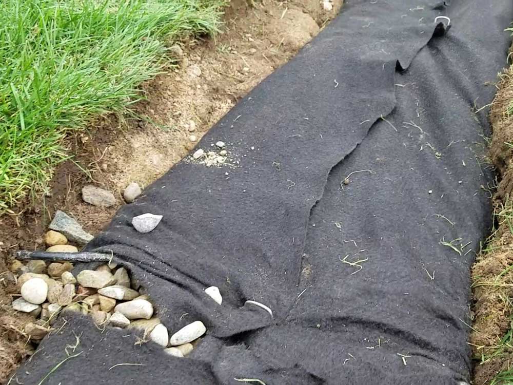 Geotextile Fabric Application Norris Supply Greenville SC